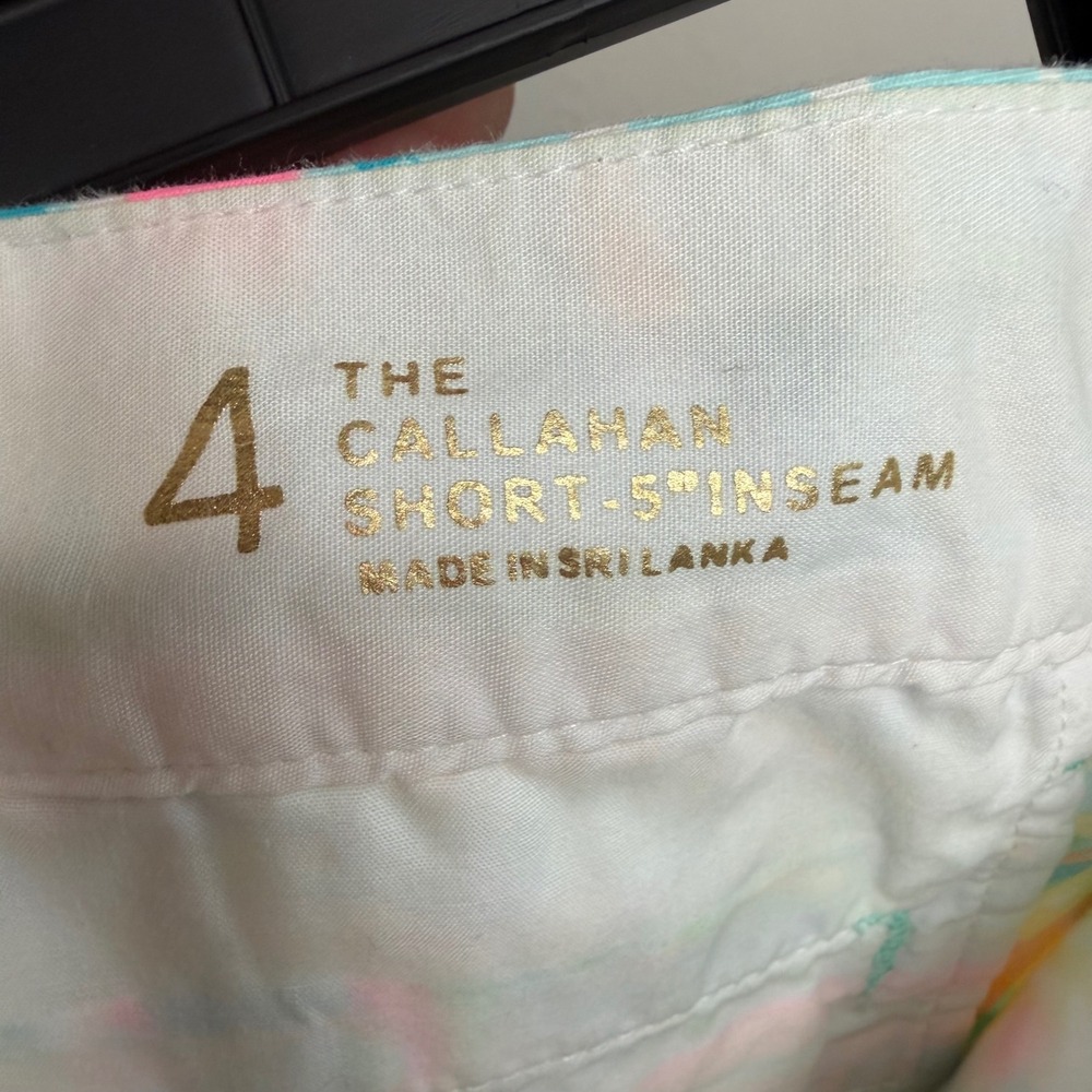 Lilly Pulitzer Callahan Shorts Multi Sea Salt and Sun Print Womens 4 Preppy Cute - Picture 7 of 8